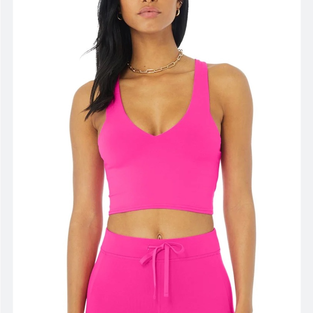 Alo Yoga Airbrush real cropped tank large - Picture 1 of 5
